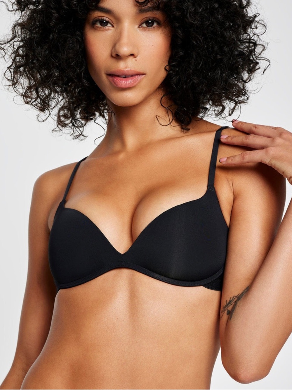 Pepper Zero-G Wirefree Lift Up Bra Black NEW 36A 36B